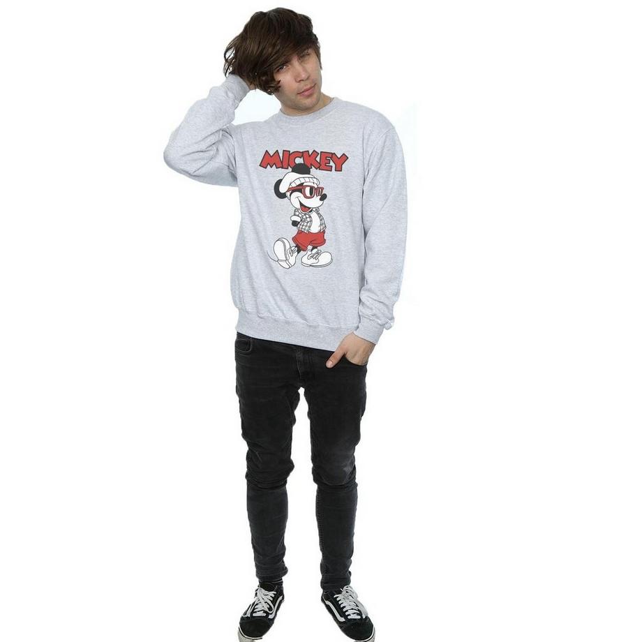 Disney Mickey Mouse Sweatshirt Col Rond  