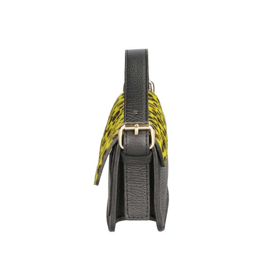 Gave Lux Sac sous le bras imprimé léopard  