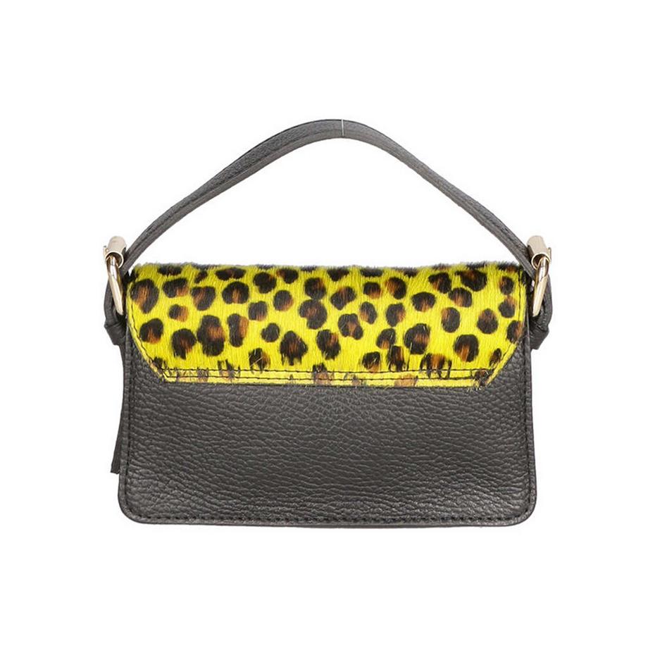 Gave Lux Sac sous le bras imprimé léopard  