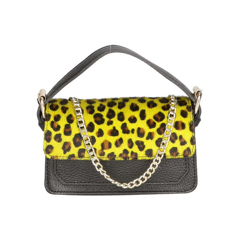 Gave Lux Sac sous le bras imprimé léopard  