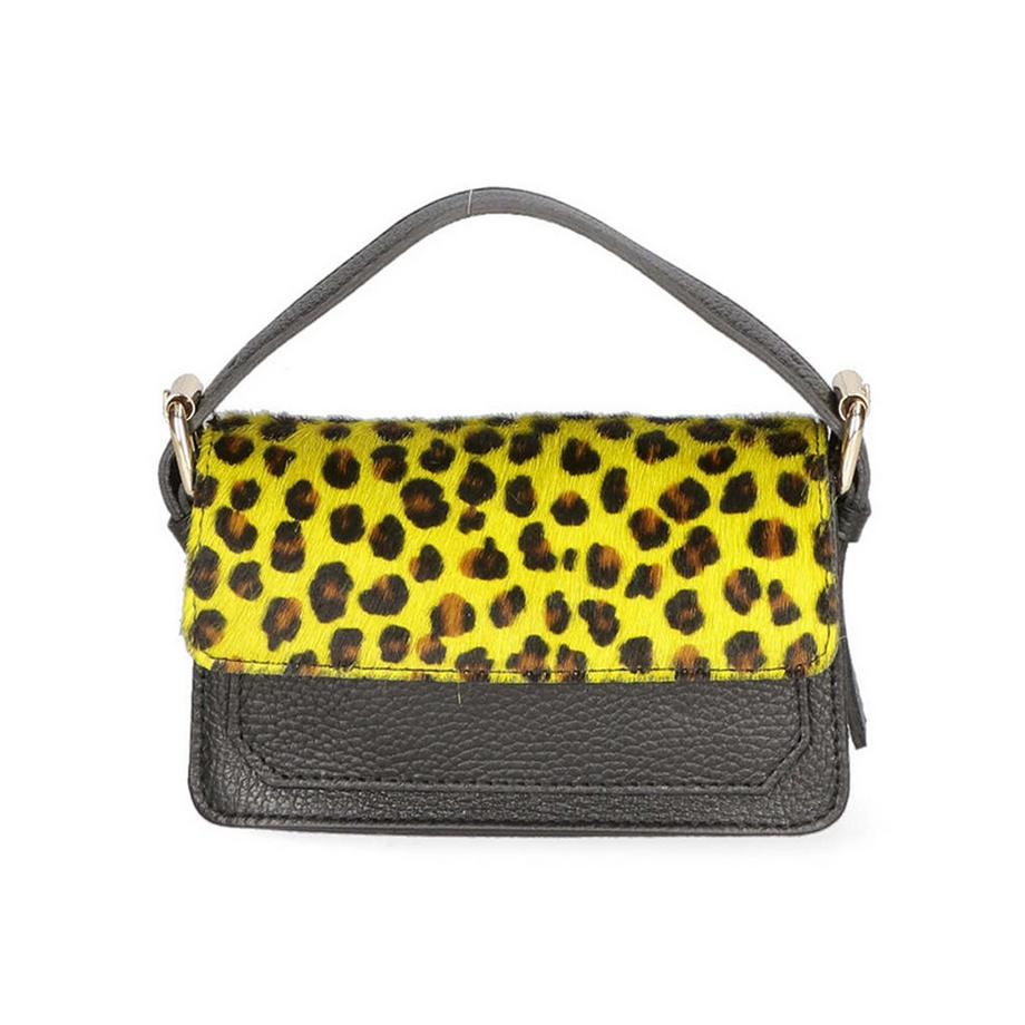 Gave Lux Sac sous le bras imprimé léopard  