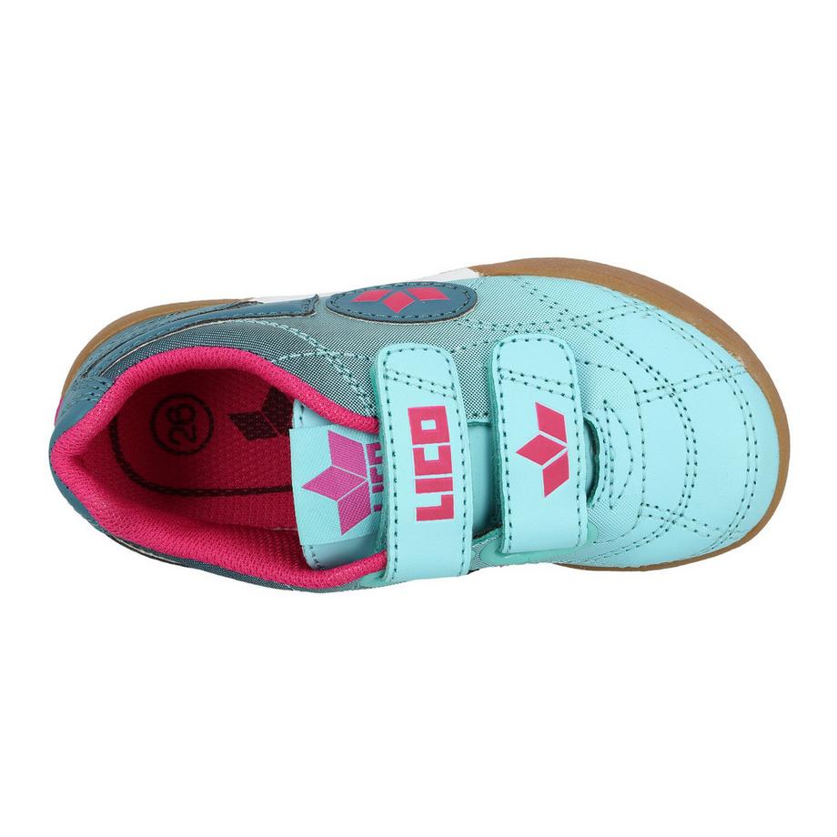 LICO Mädchen Hallenschuh Bernie V mit Klettverschluss  