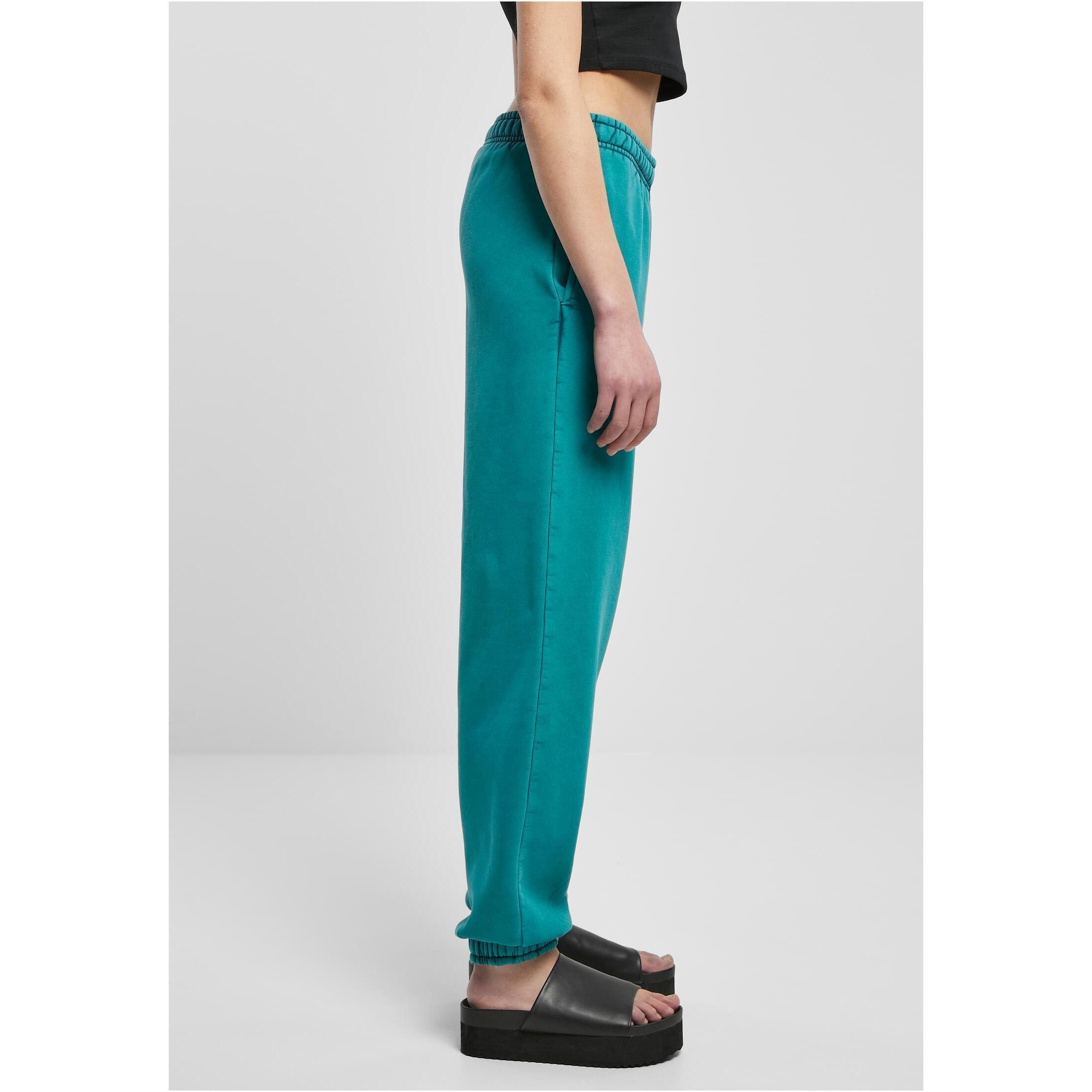 URBAN CLASSICS Pantaloni Vita Alta Stone Washed  