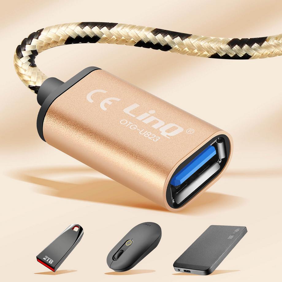 Avizar  Câble adaptateur LinQ USB-C vers USB OTG 
