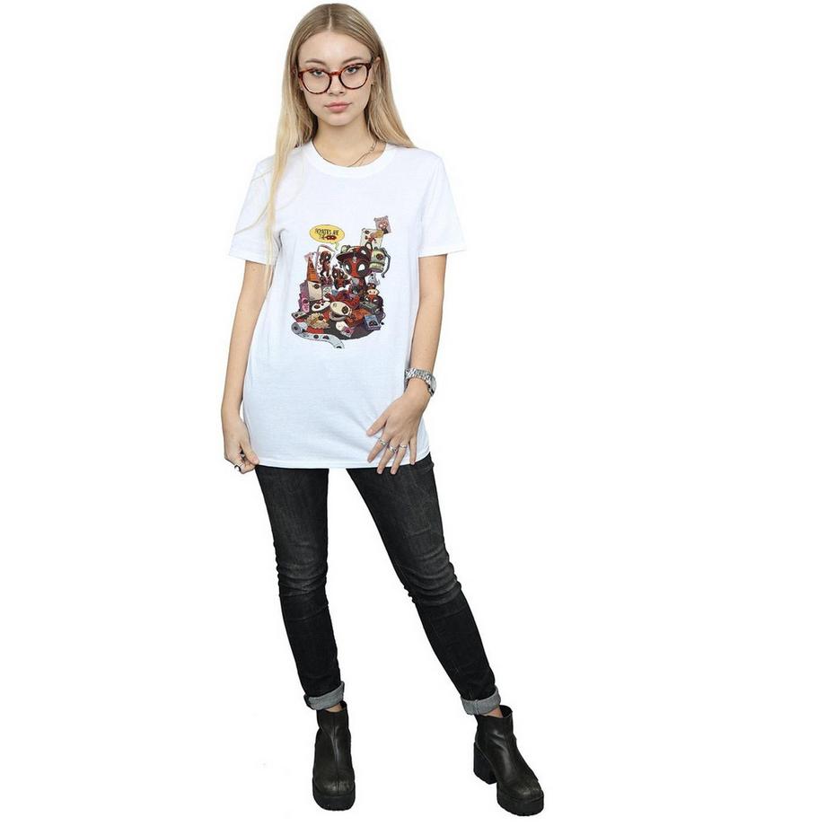 MARVEL Merchandise Royalties T-Shirt Stampata  
