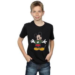 Disney  Tshirt MICKEY MOUSE CHRISTMAS JUMPER STROKE 