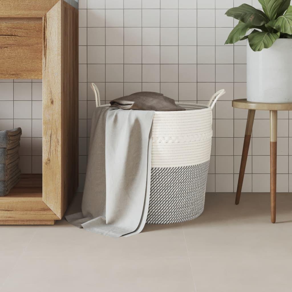 VidaXL Panier de rangement coton  