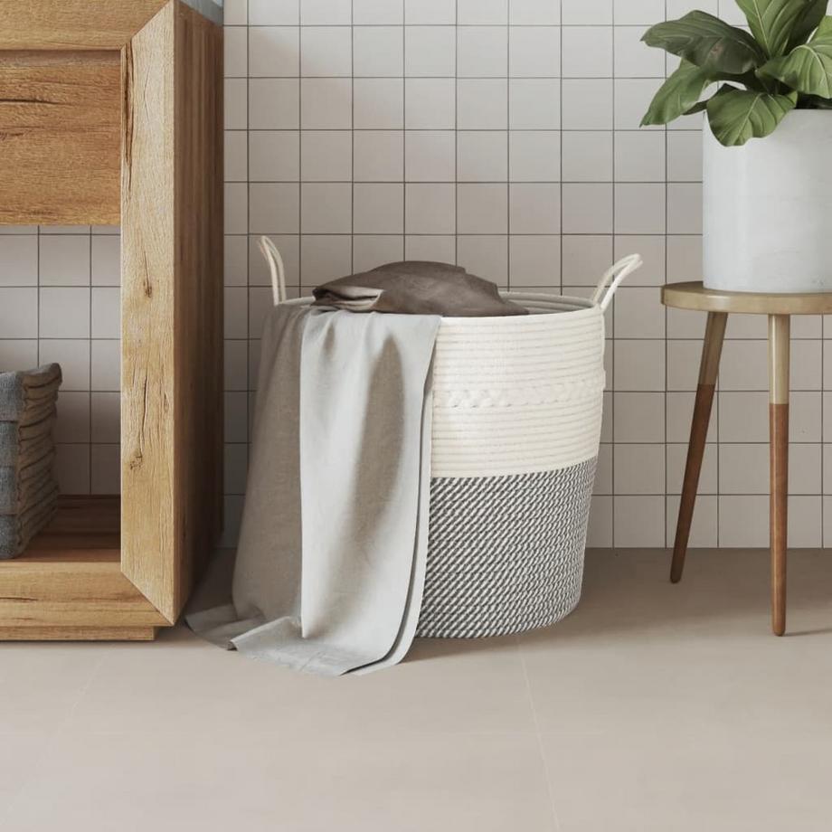 VidaXL Panier de rangement coton  