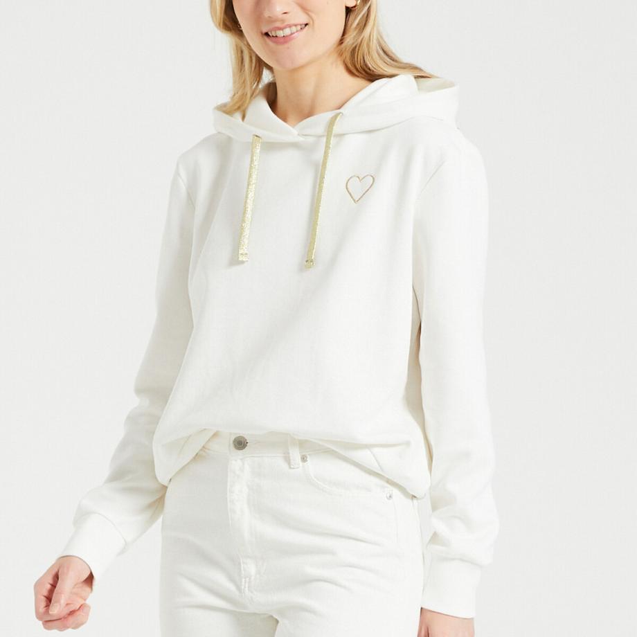 Kapuzensweatshirt mit Herz
