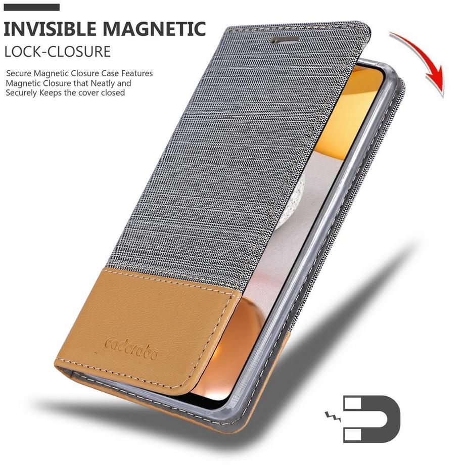 Cadorabo  Hülle für Samsung Galaxy A42 4G Magnetverschluss, Kartenfach 