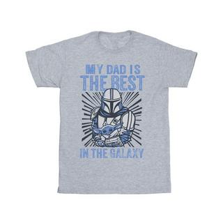 STAR WARS  Mandalorian Best Dad TShirt 