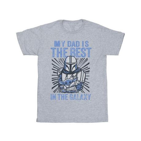 STAR WARS  Mandalorian Best Dad TShirt 