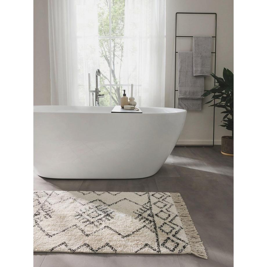 Benuta Tappeto da bagno Naomi Crema  