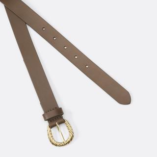 La Redoute Collections Cintura in Pelle con Fibbia Decorata  