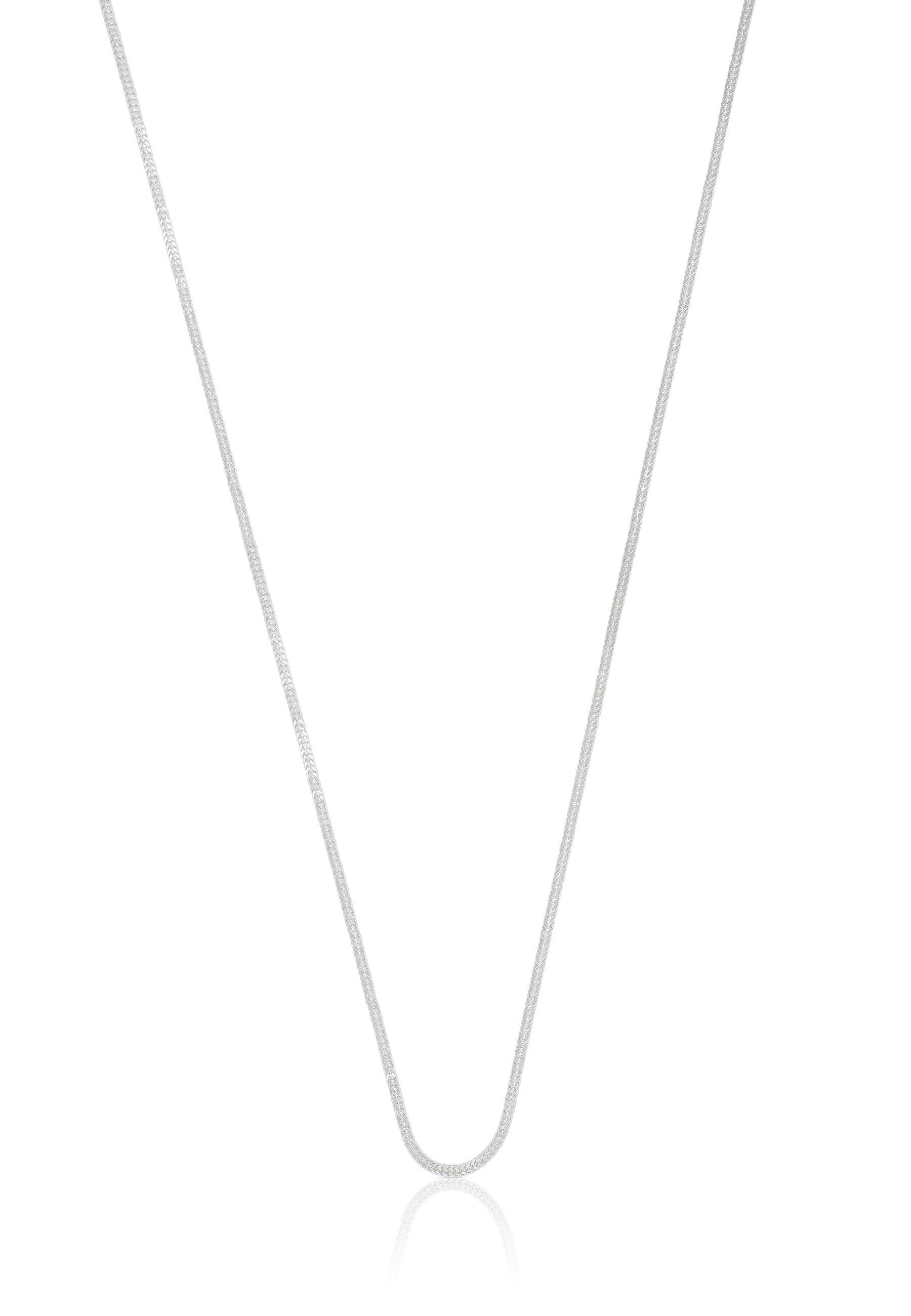 MUAU Schmuck  Collier Fuchsschwanz Weissgold 750, 0.7mm, 38cm 