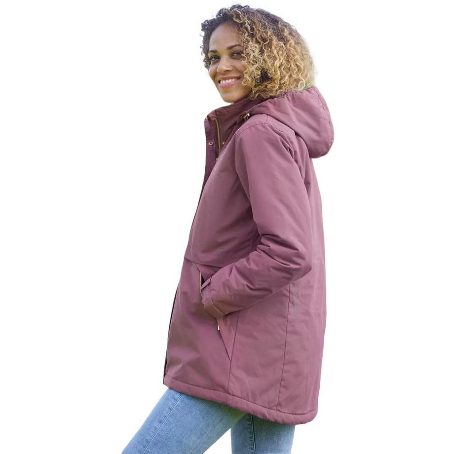 Atlas For Women Parka con Cappuccio e Stampa Floreale  