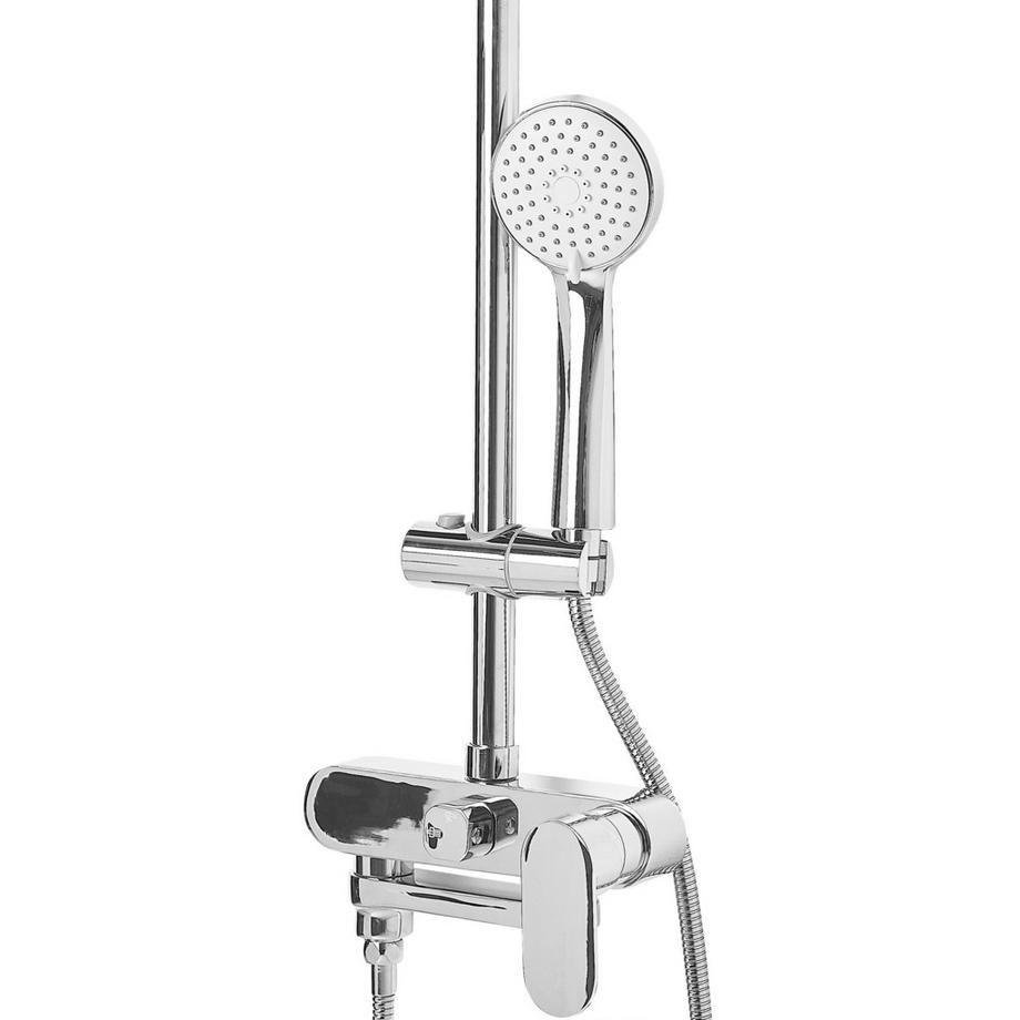 Beliani Ensemble de douche avec mitigeur et douche de pluie en Laiton Moderne GURARA  