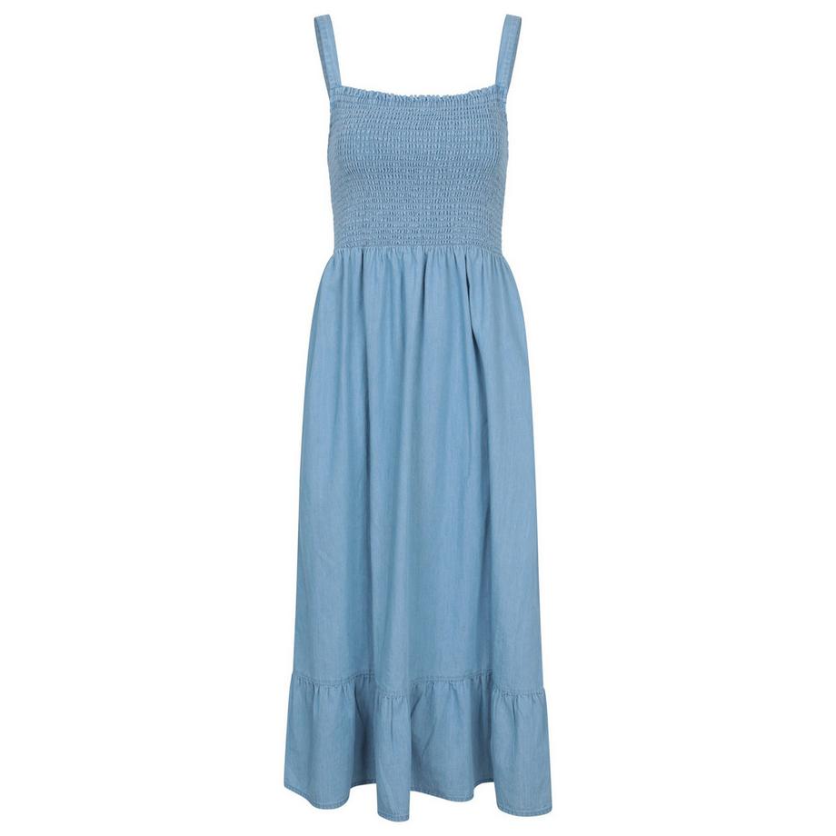 Marbella Vestito Midi Bretelle Arricciato