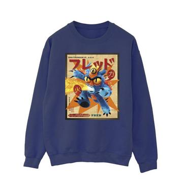 Big Hero 6 Baymax Fred Newspaper Sweatshirt