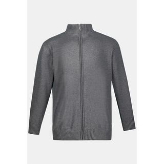 JP1880 Strickjacke Stehkragen Rippbündchen  