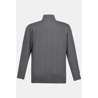 JP1880 Strickjacke Stehkragen Rippbündchen  