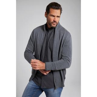 JP1880 Strickjacke Stehkragen Rippbündchen  