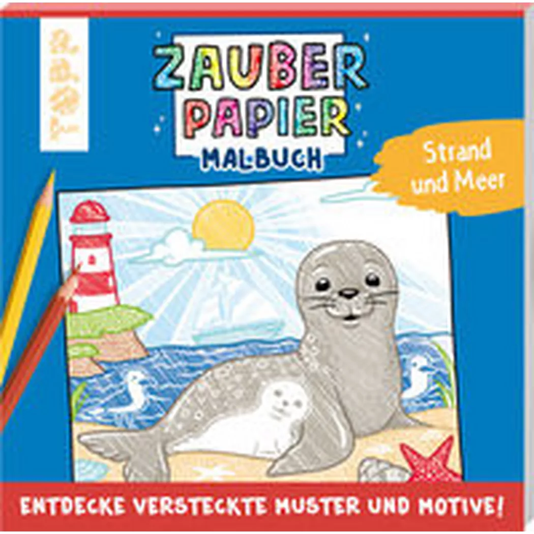 Frech - Zauberpapier Malbuch Strand und Meer