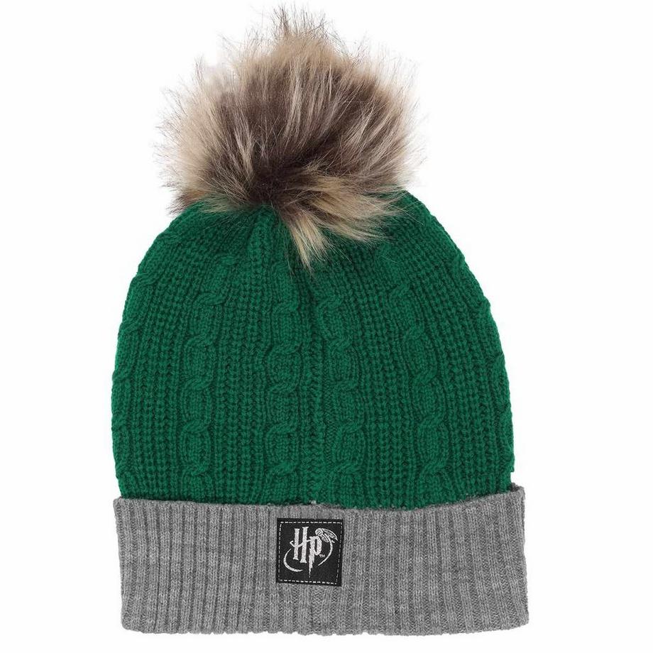Harry Potter Slytherin Bommelmütze  