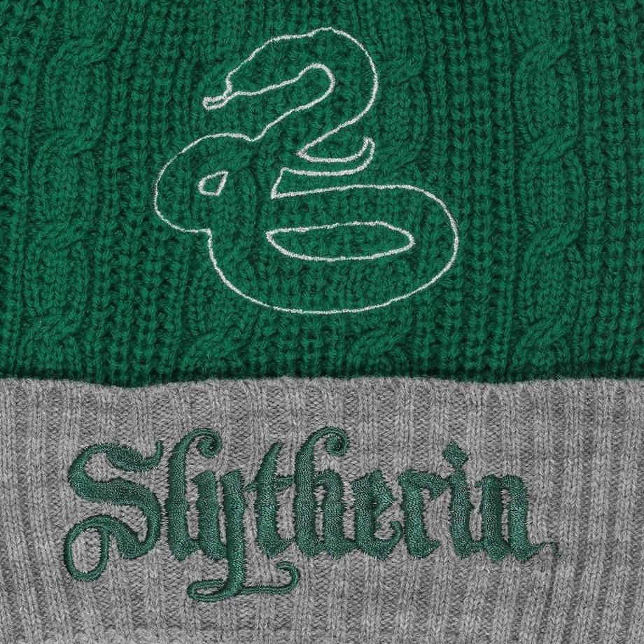 Harry Potter Slytherin Bommelmütze  