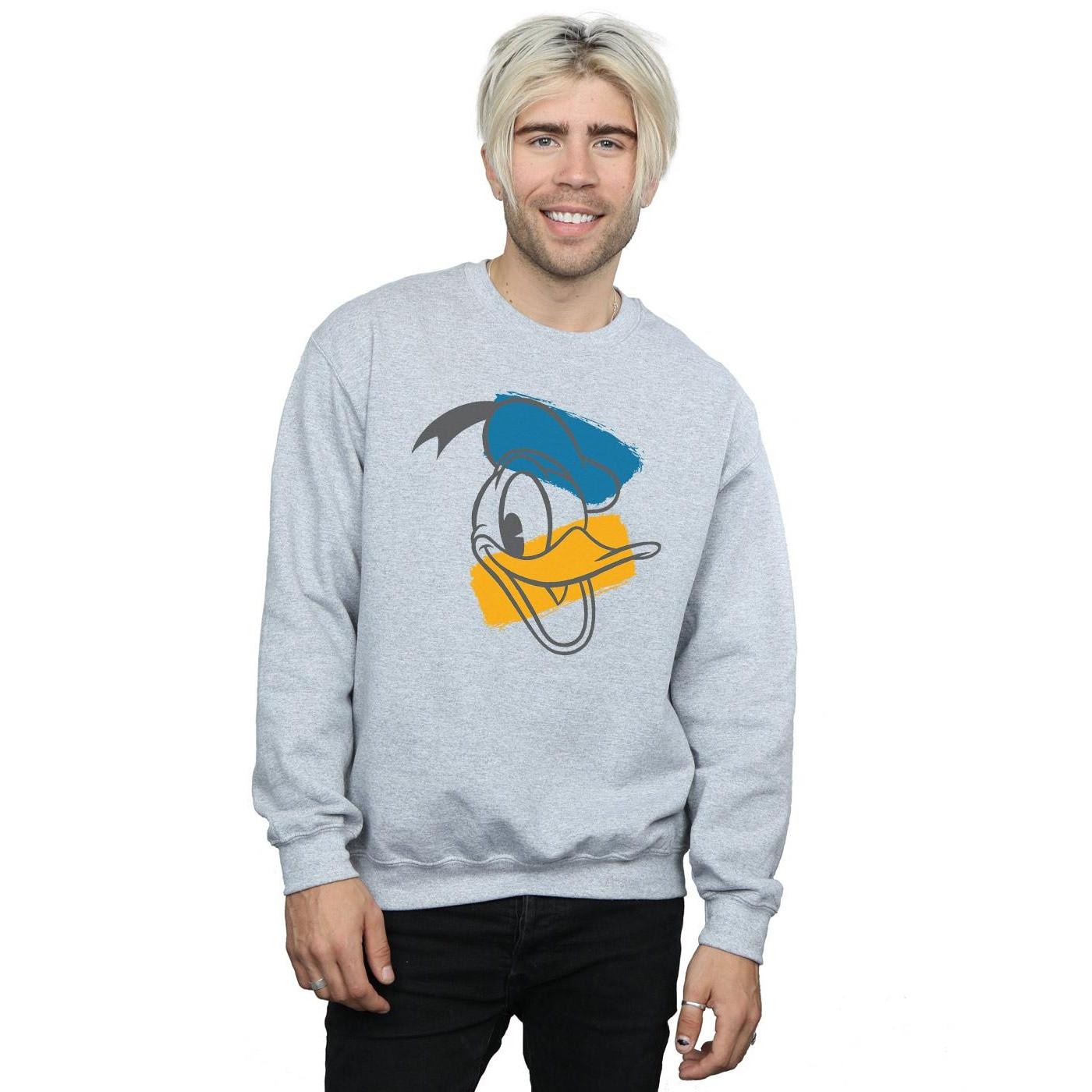 Disney Donald Duck Brush Stroke Sweatshirt  