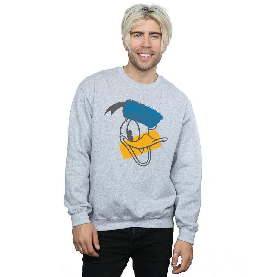 Disney Donald Duck Brush Stroke Sweatshirt  