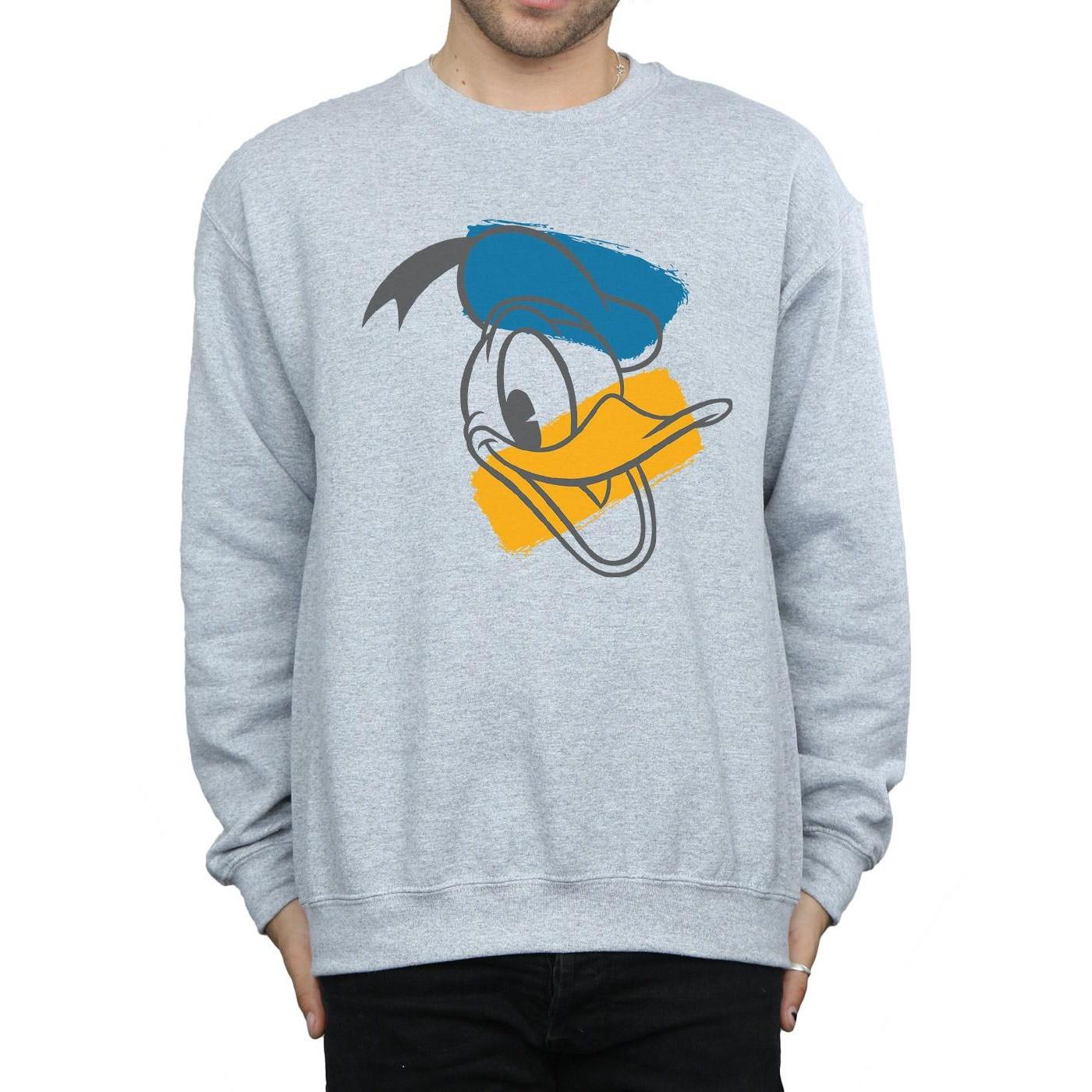 Disney Donald Duck Brush Stroke Sweatshirt  