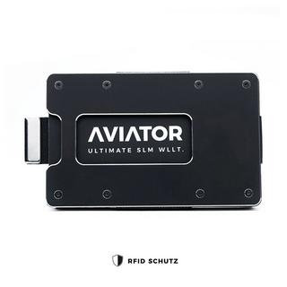 AVIATOR Aviator Wallet slide, Obsidian noir  