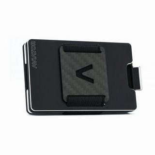Tru Virtu AVIATOR slim wallet slide, Obsidian  