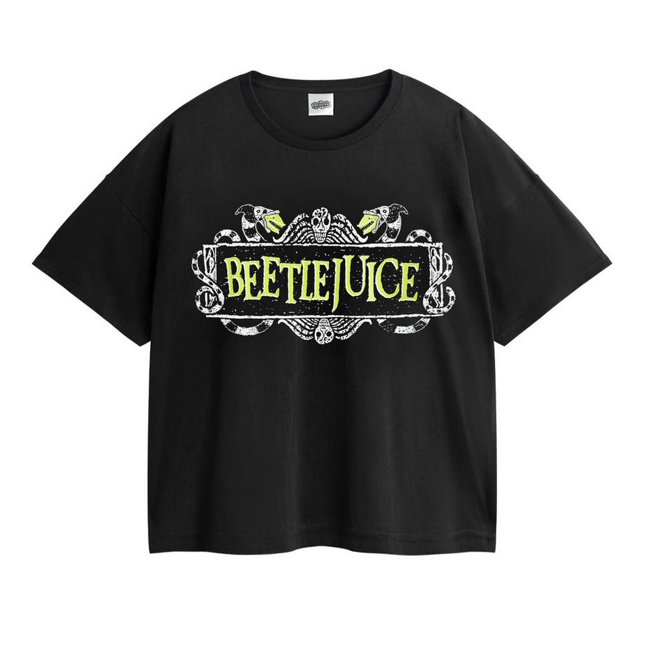 Beetlejuice Set Pigiama Maniche Corte Pantaloni Lunghi  