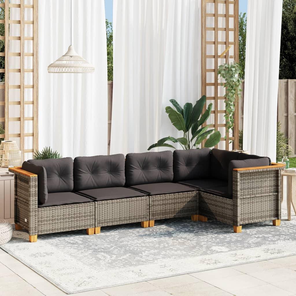 VidaXL Garten sofagarnitur poly-rattan  