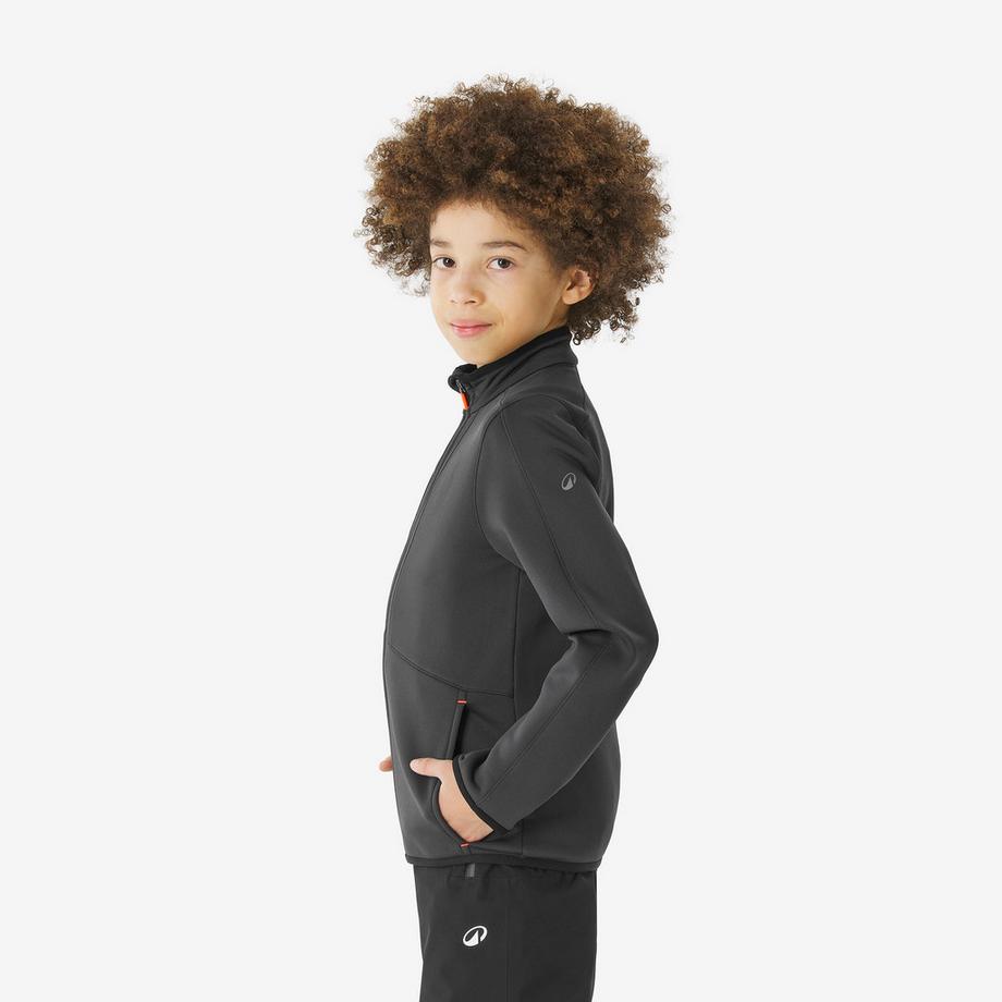 QUECHUA  Ski-Unterziehjacke Kinder Warm Reissverschluss 