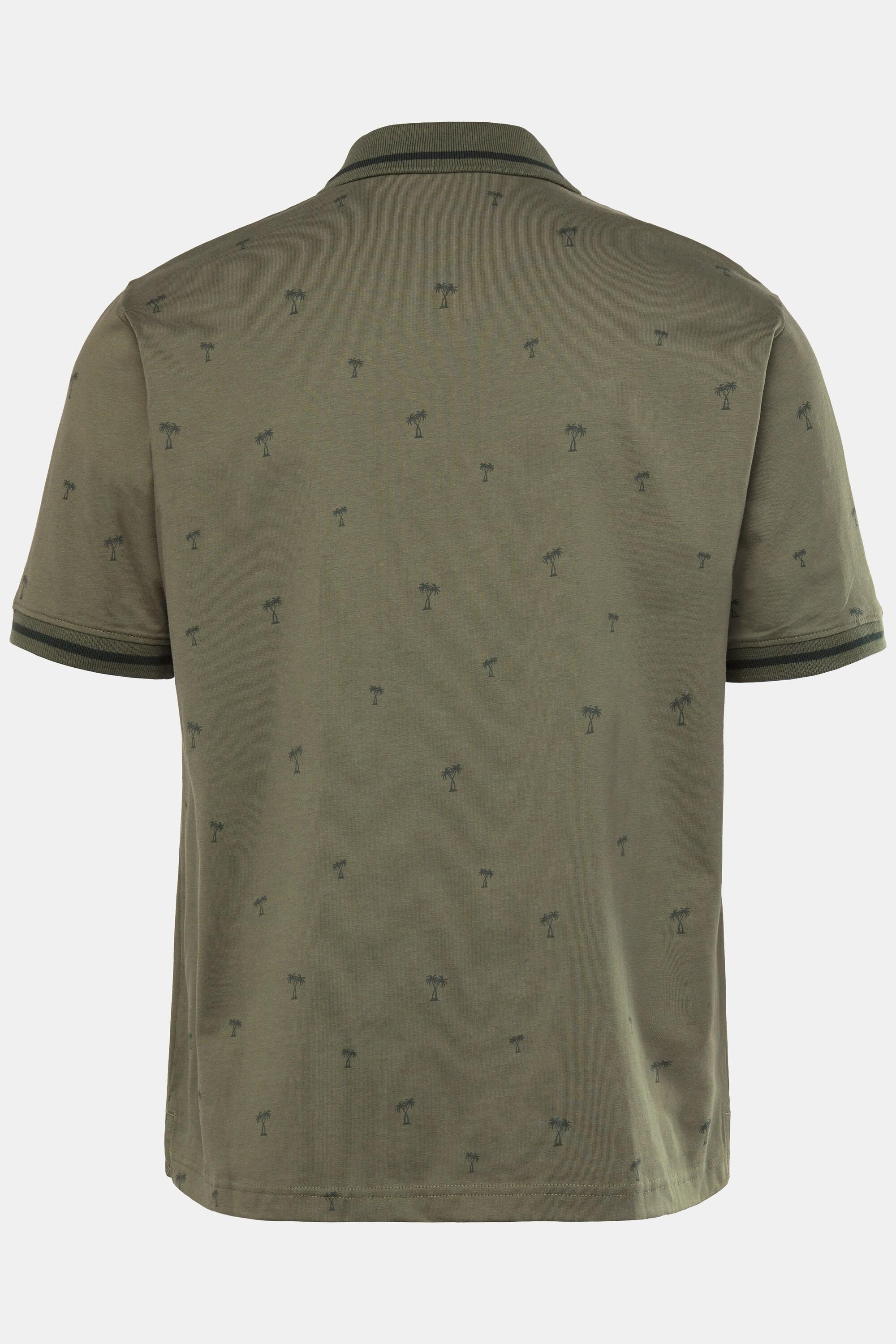 JP1880 Kurzarm Alloverprint Poloshirt  