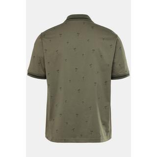 JP1880 Kurzarm Alloverprint Poloshirt  