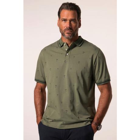 JP1880 Kurzarm Alloverprint Poloshirt  