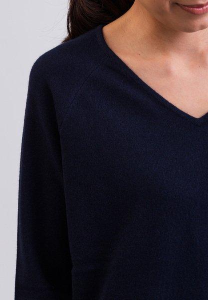 CASH-MERE.CH Pullover con spacchi laterali  