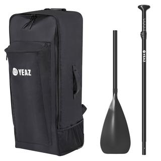YEAZ  KIT PRO Trolley-Rucksack und Carbon-Paddel - eclipse black 