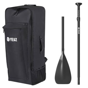 KIT PRO Trolley-Rucksack und Carbon-Paddel - eclipse black
