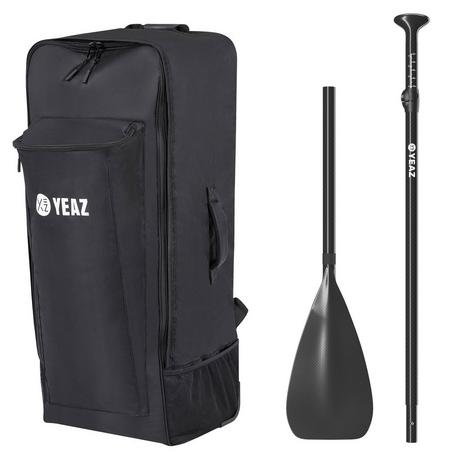 YEAZ  KIT PRO Trolley-Rucksack und Carbon-Paddel - eclipse black 