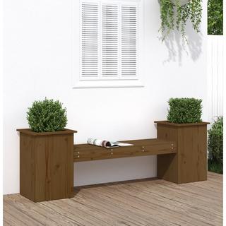 VidaXL Banc avec jardinière bois  