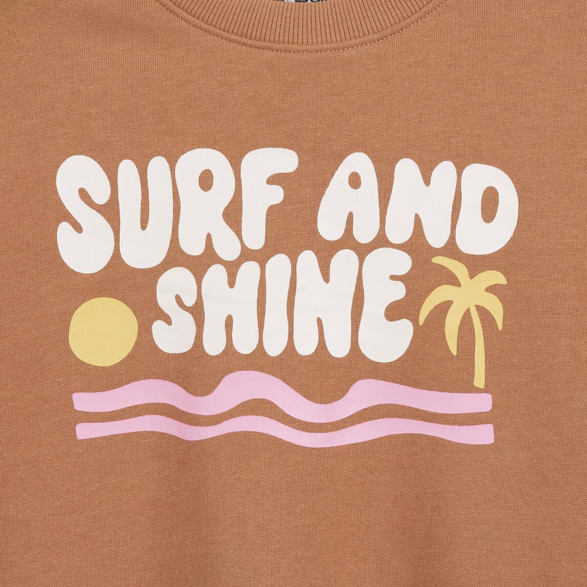 La Redoute Collections  Sweatshirt mit Rundhals und Message 