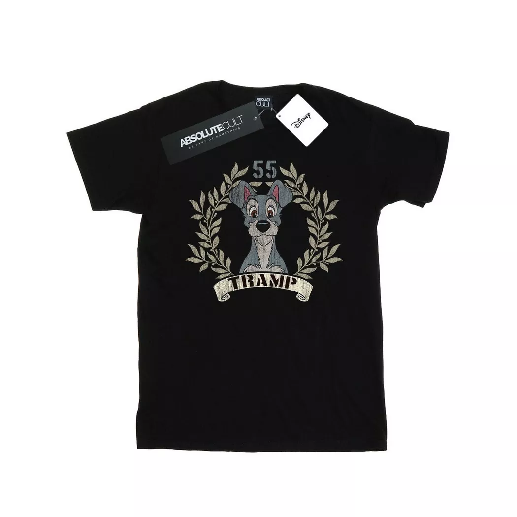 Disney - Lady And The Tramp Since 55 TShirt, für Damen, Schwarz, Größe S