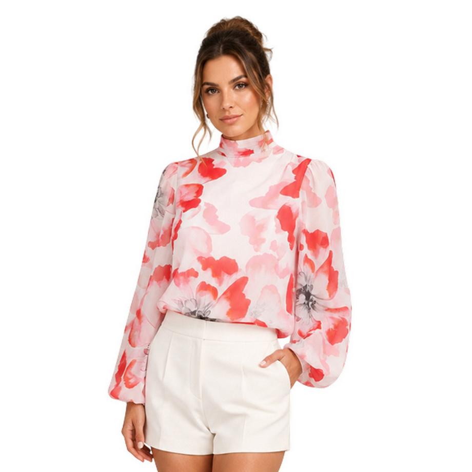 TED BAKER  Blouse Manches Bouffantes Motiftyle Floral 
