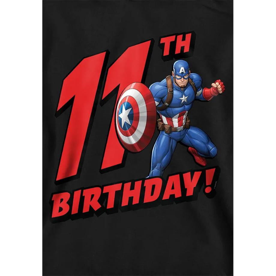 CAPTAIN AMERICA  Sweat À Capuche 11ème Anniversaire 