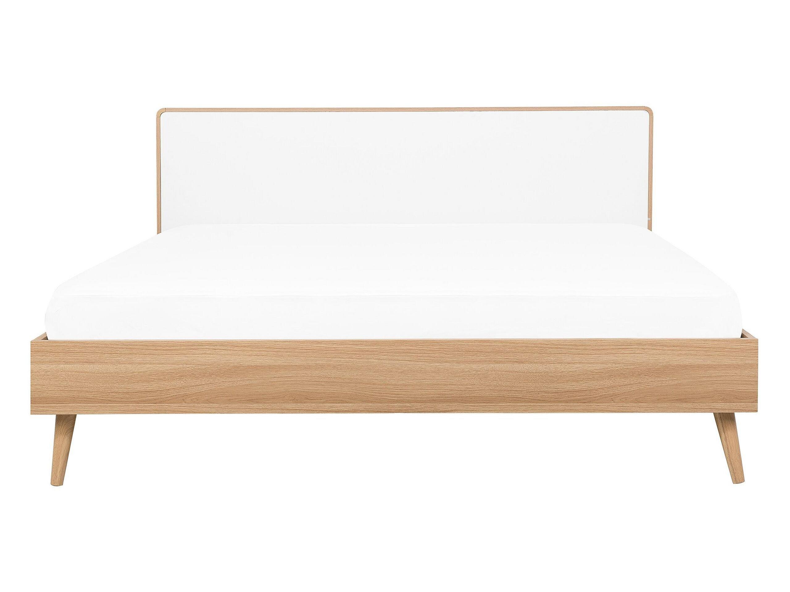 Beliani Bett mit Lattenrost aus Faserplatte Modern SERRIS  